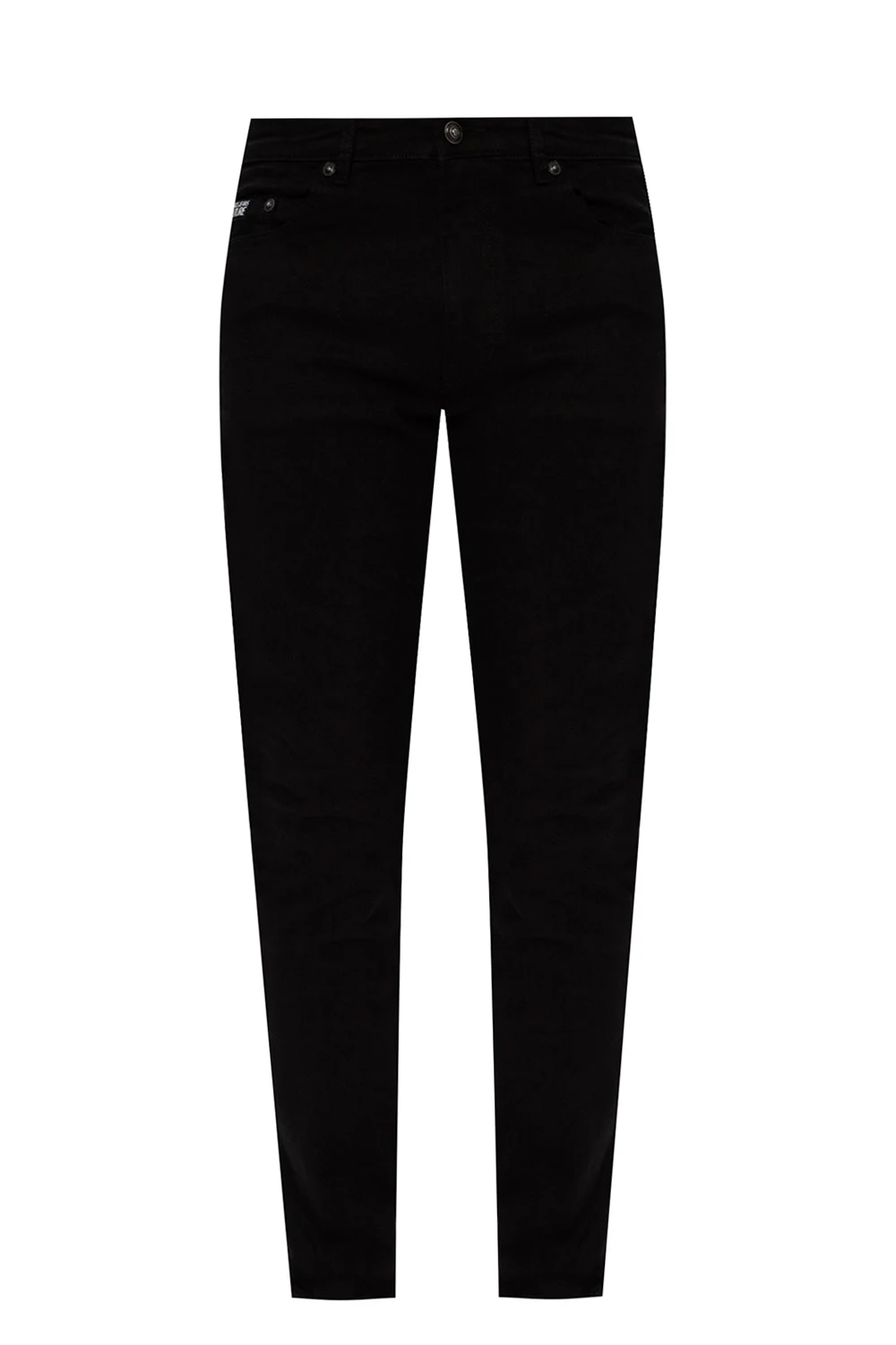 BLACK Patched jeans