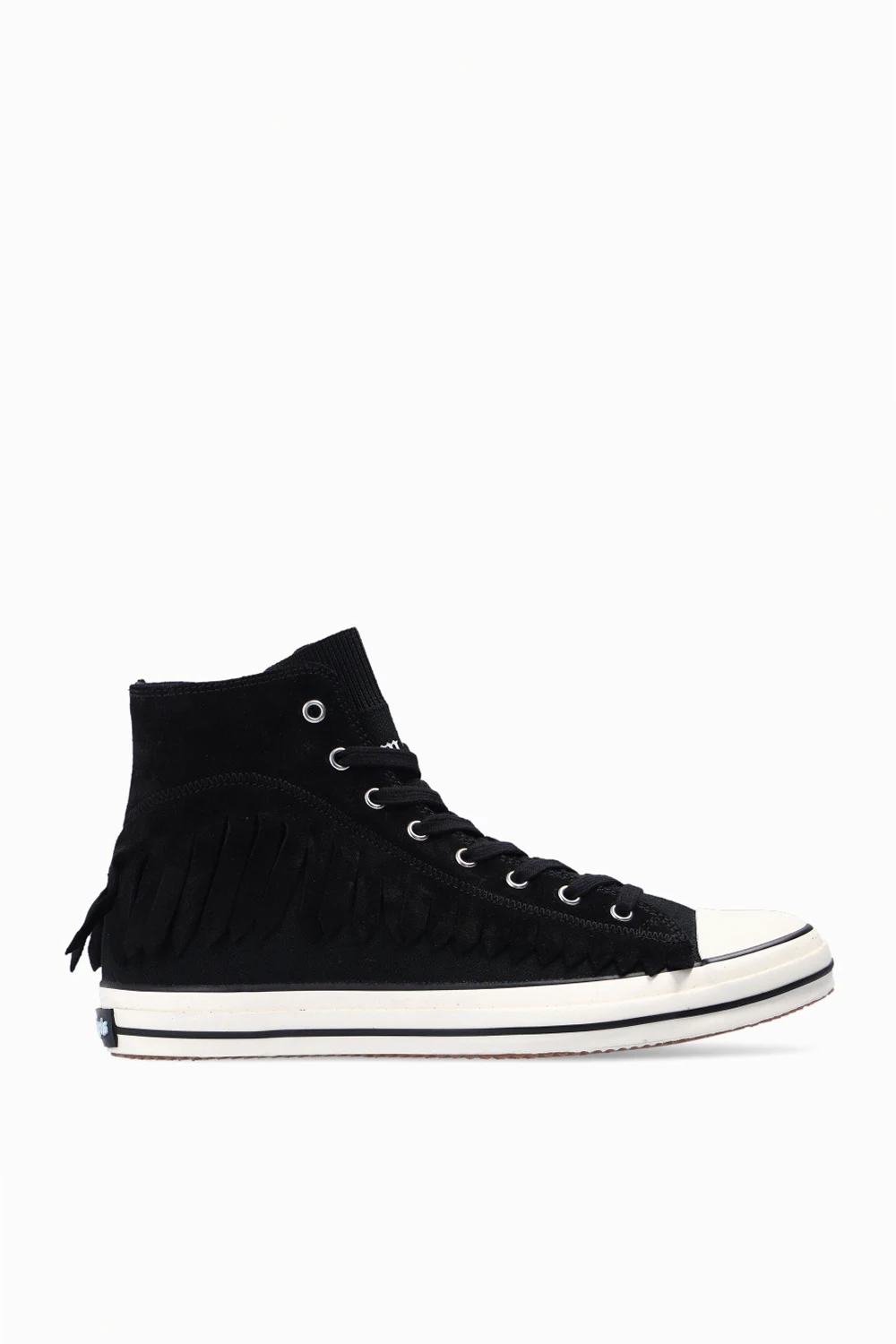 BLACK ‘Fringe Basket’ sneakers