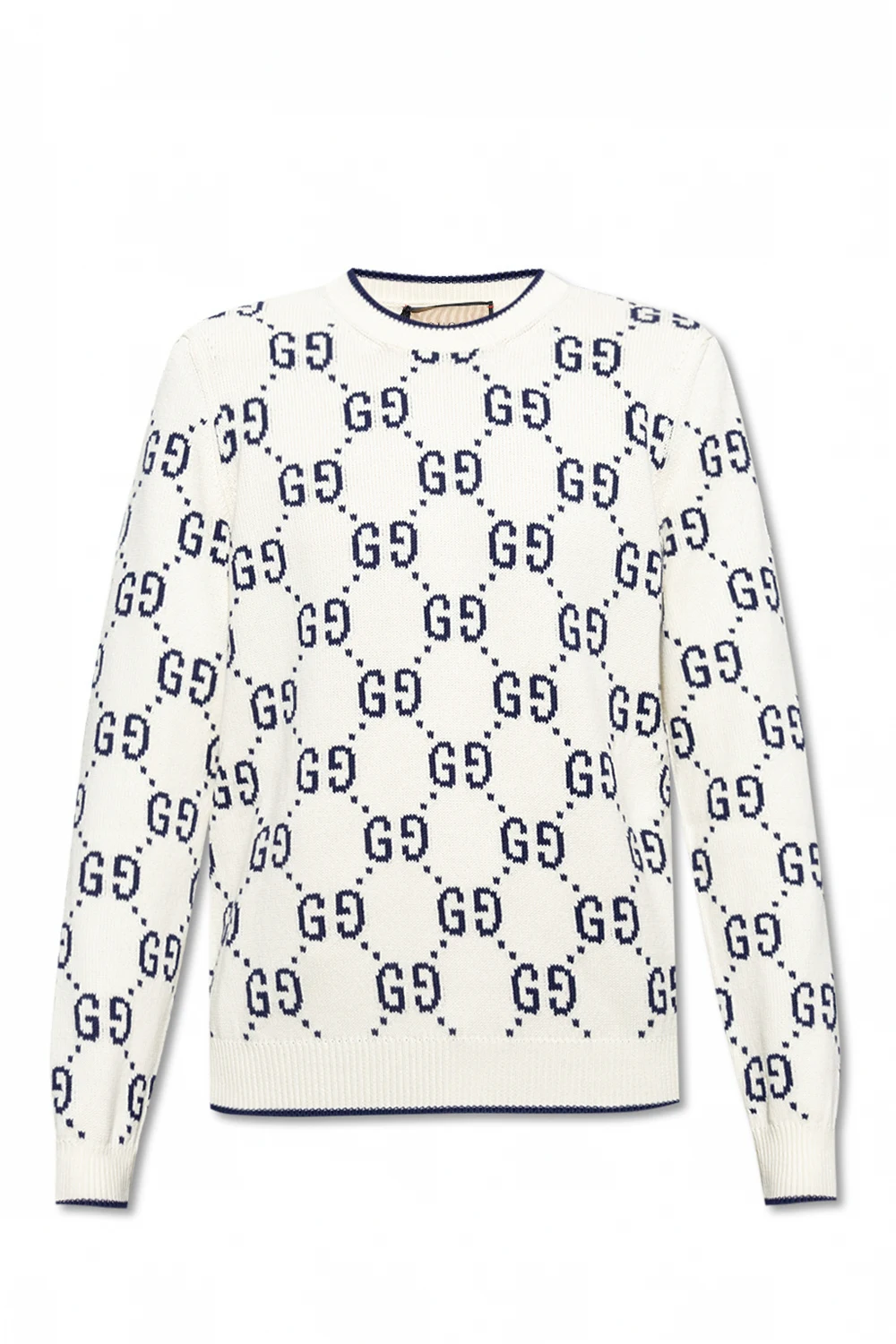 cream Sweater with ‘GG’ pattern