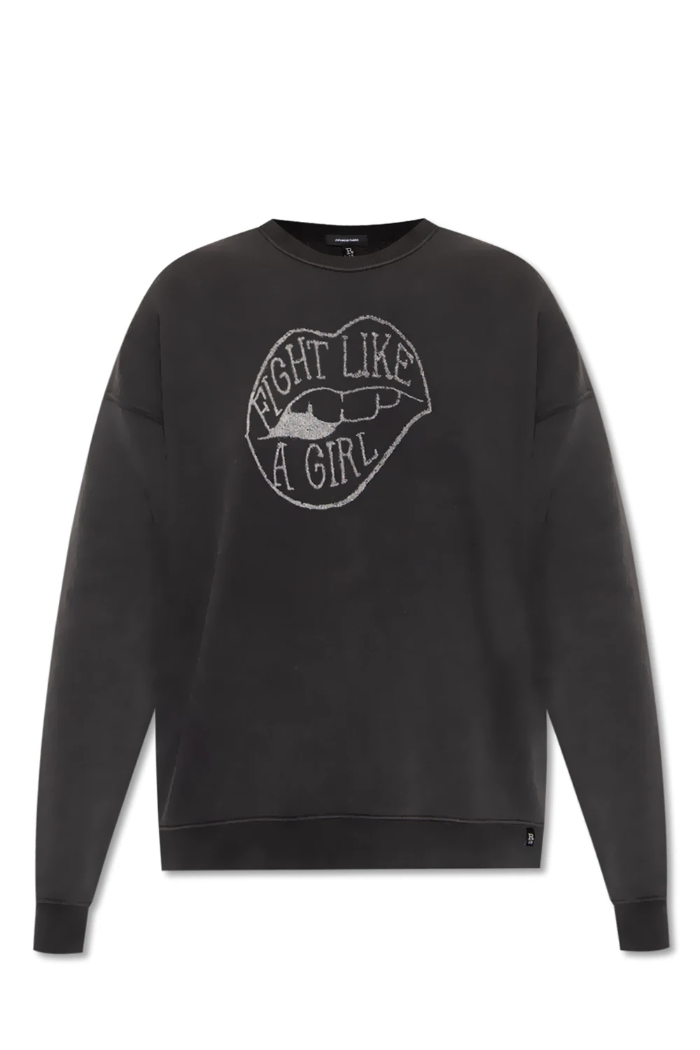 Sweatshirt with vintage effect