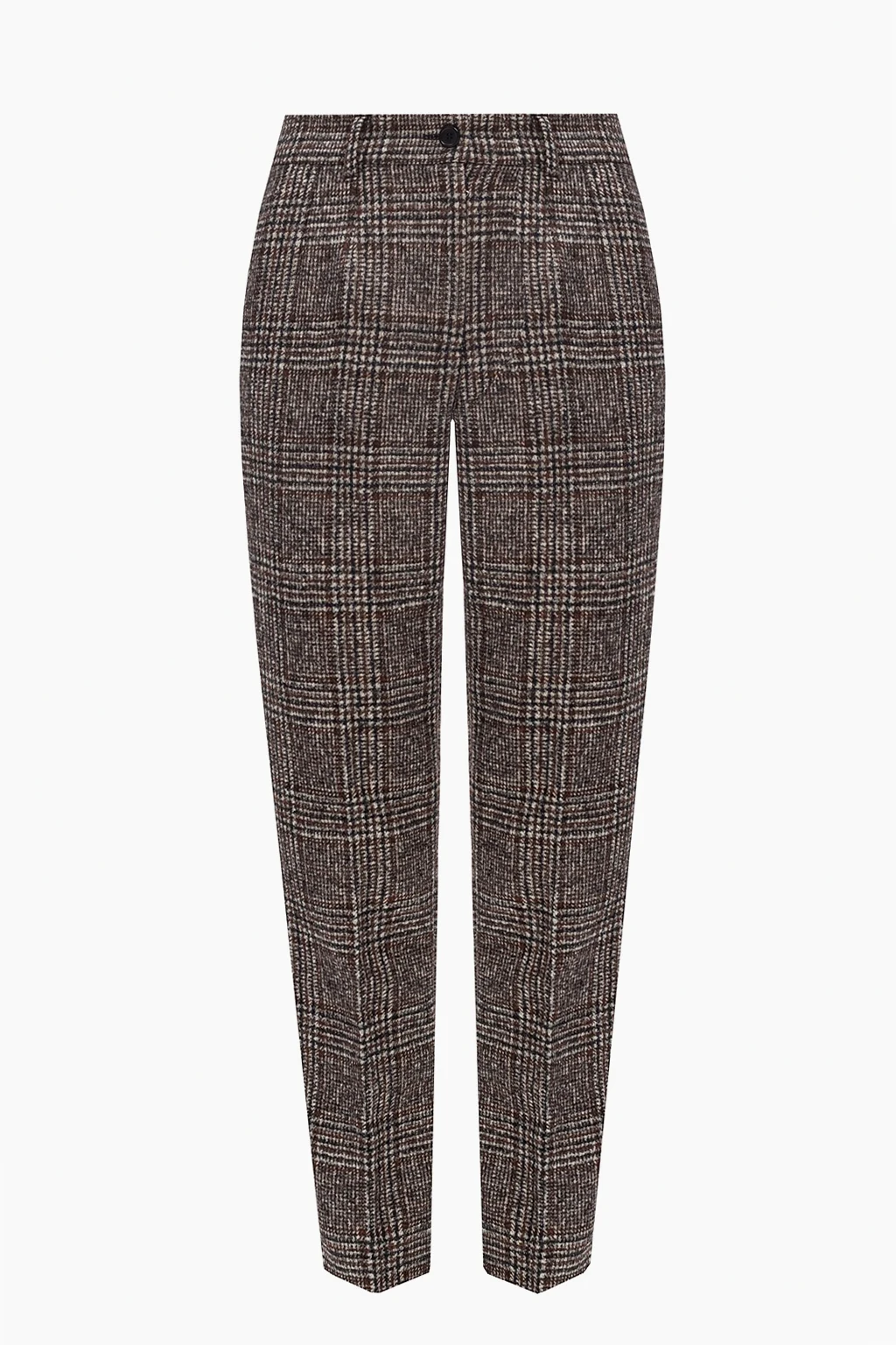 BROWN Wool trousers