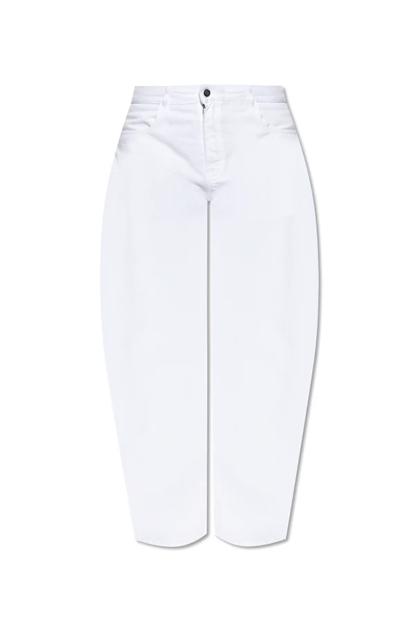 WEISS Jeans im "balloon"-Stil