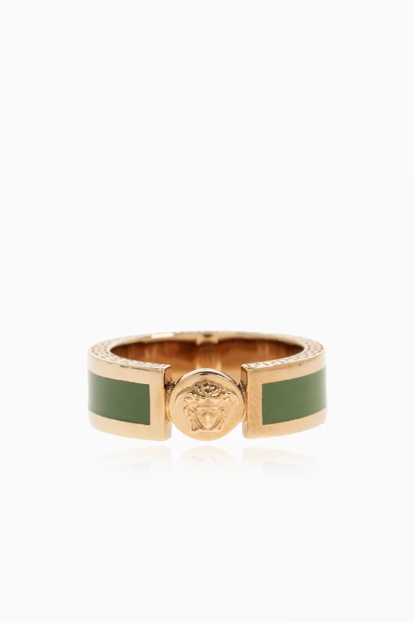 GRÜN Ring mit dem Kopf der Medusa
