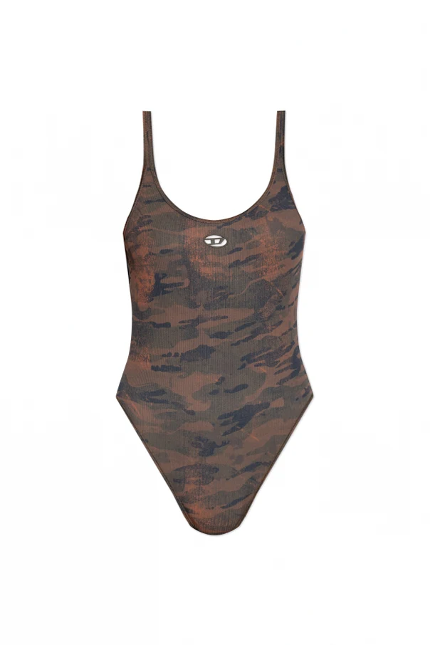 BRĄZOWY Jednoczęściowy kostium kąpielowy `UT-BODY-UTLT`