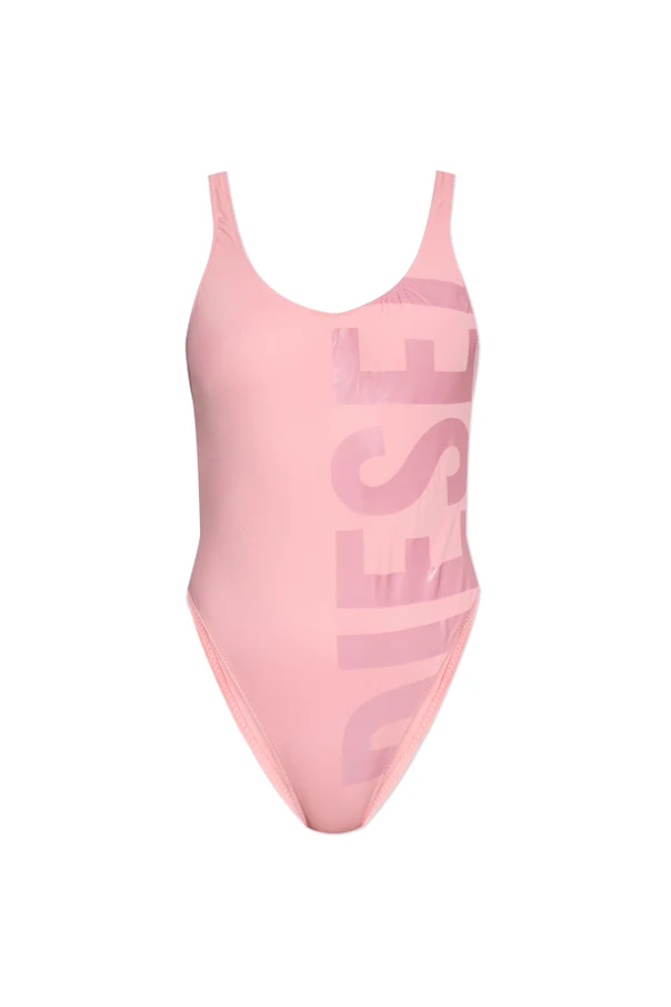 RÓŻOWY Jednoczęściowy kostium kąpielowy `BFSW-KYLIA`