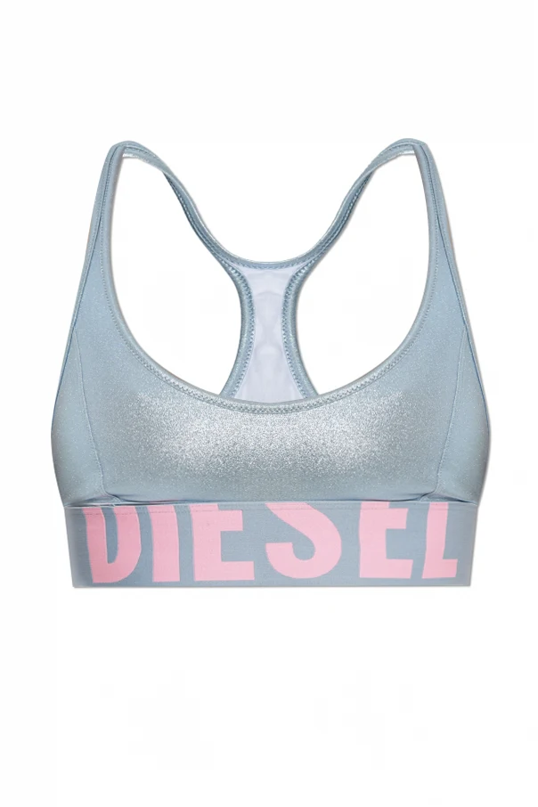 jasnoniebieski Góra od kostiumu kąpielowego