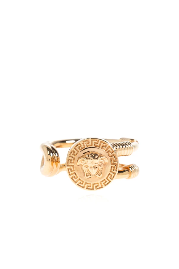 GOLD Ring mit Medusenkopf