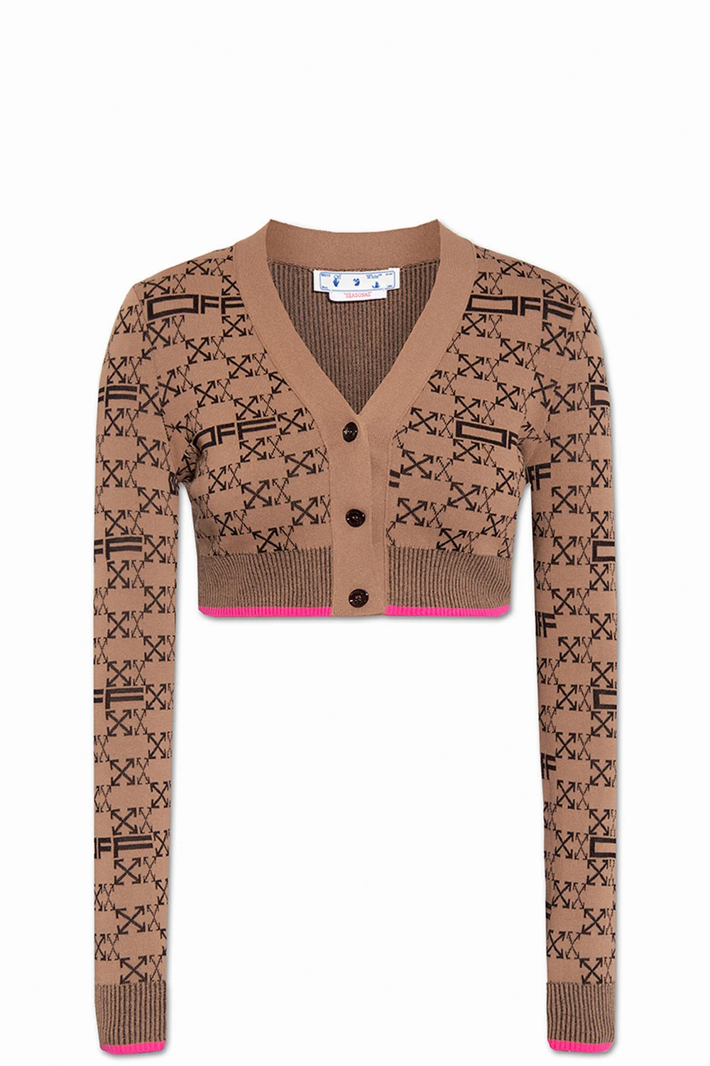 Cardigan with monogram