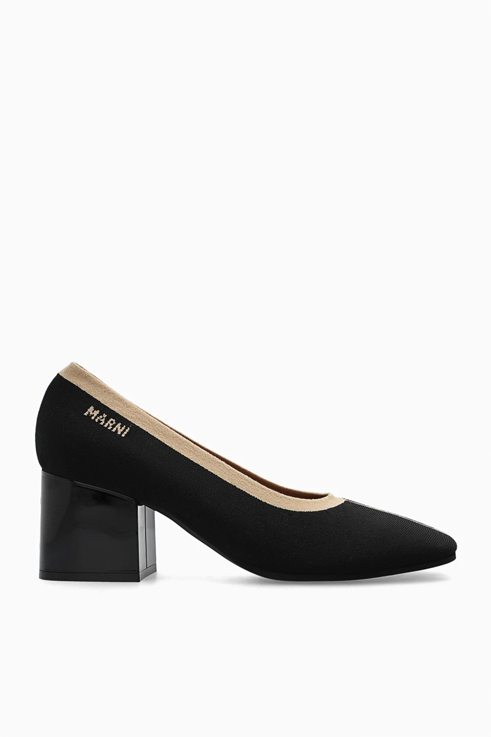 Buty na obcasie z logo