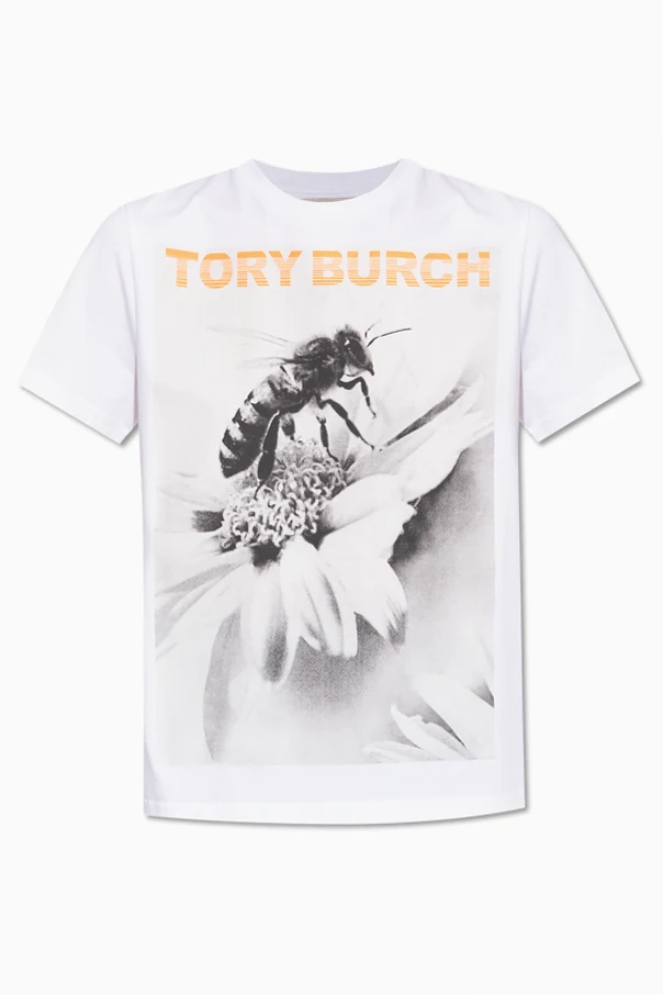 BIAŁY  T-shirt z kolorowym nadrukiem