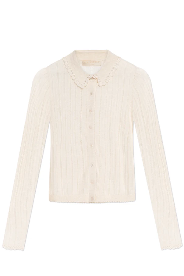 kremowy Top `Lottie`