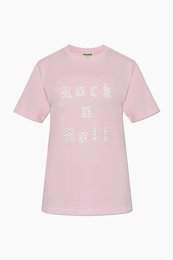 RÓŻOWY T-shirt `Edwin`