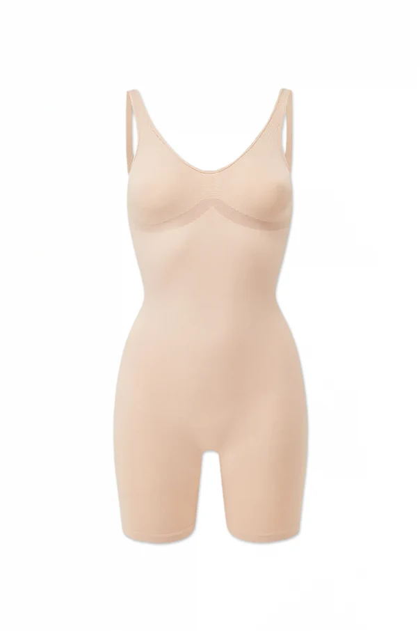 beige Seamless bodysuit "Contour Body"