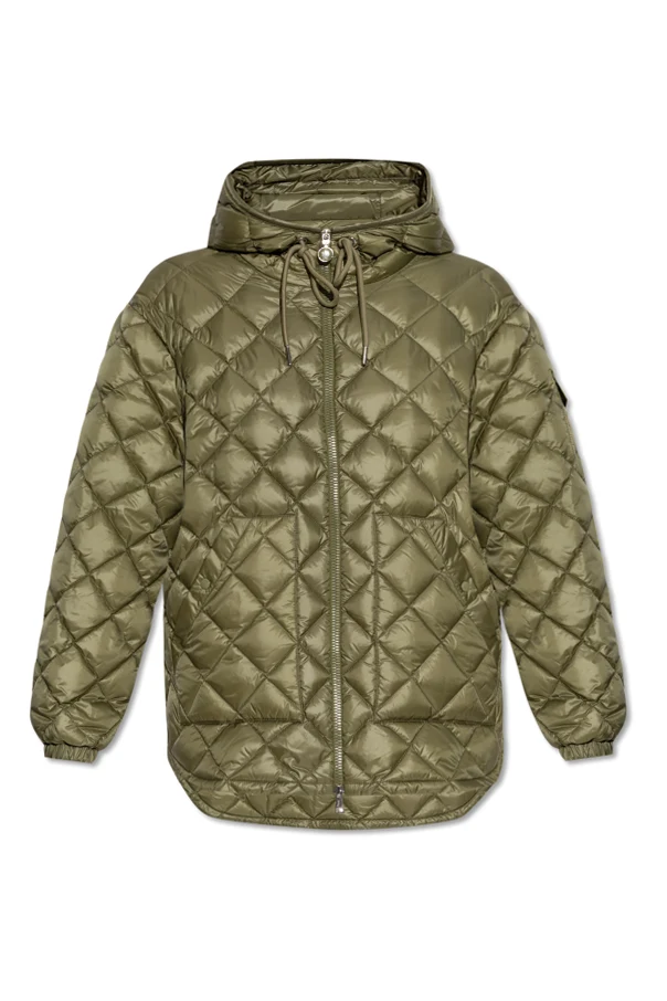 ZIELONY Pikowana kurtka `Camicia`