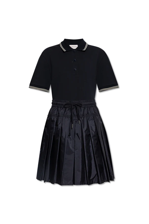 MARINEBLAU Polo-Kleid
