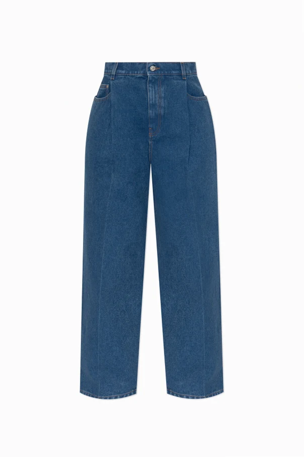 BLAU Jeans mit Logo