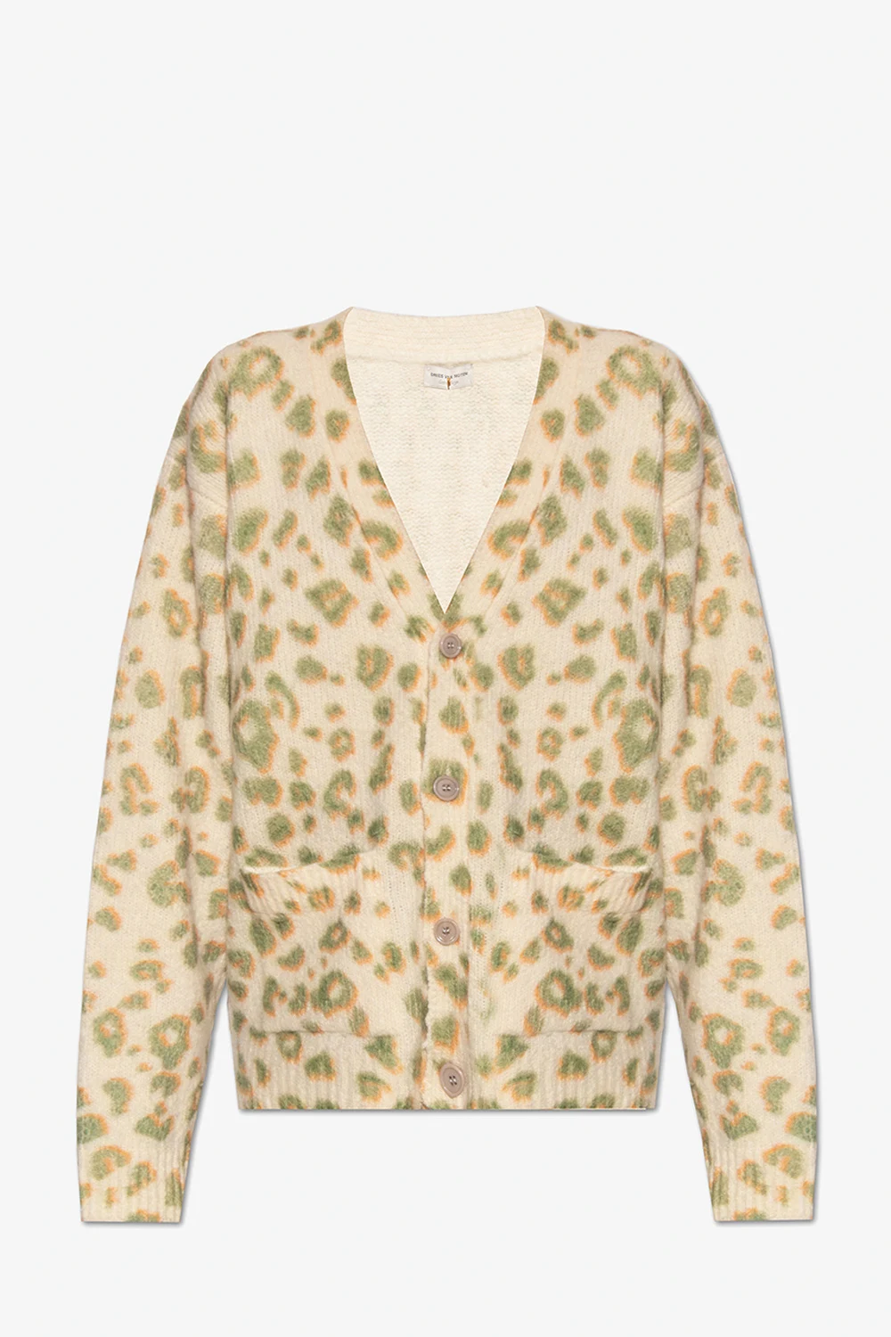 Cardigan with animal motif