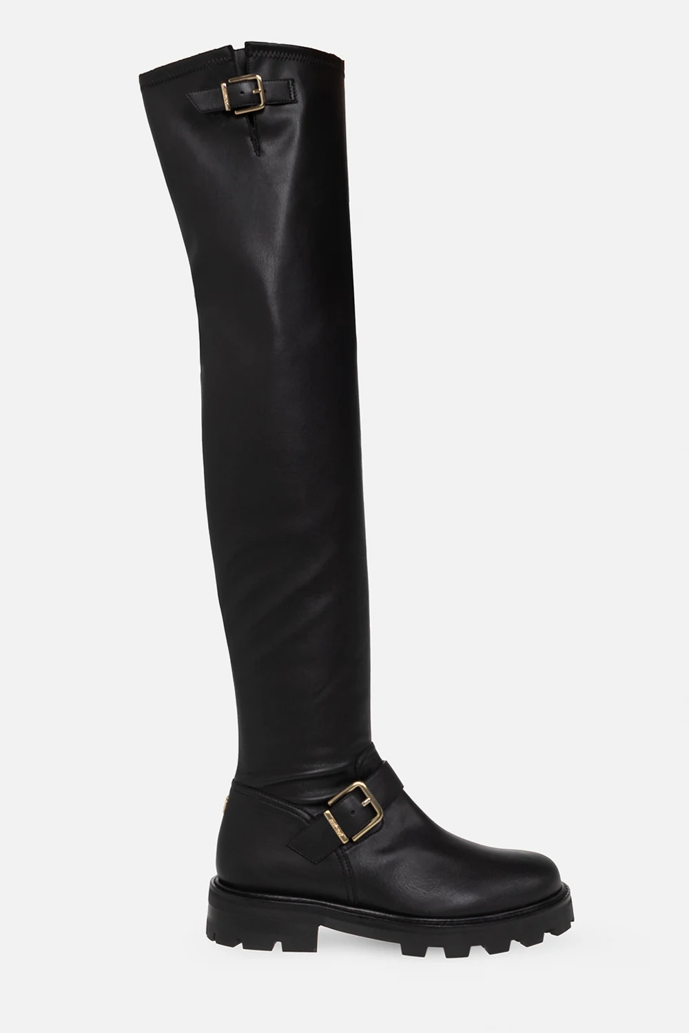 ‘Biker II’over-the-knee boots