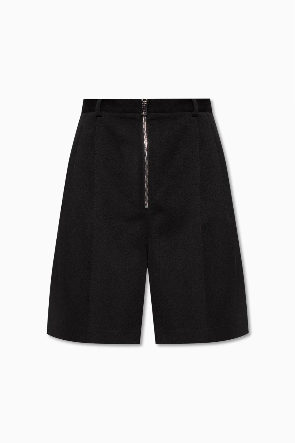 BLACK Wool shorts