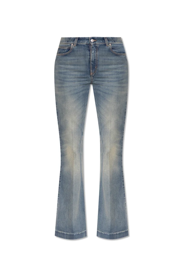 BLAU Jeans mit ausgestelltem Bein