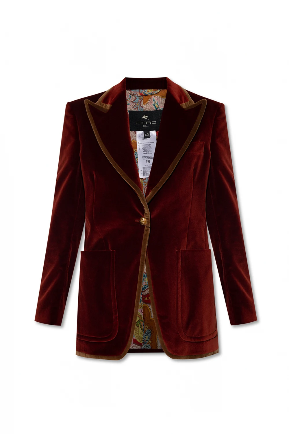 Velvet blazer