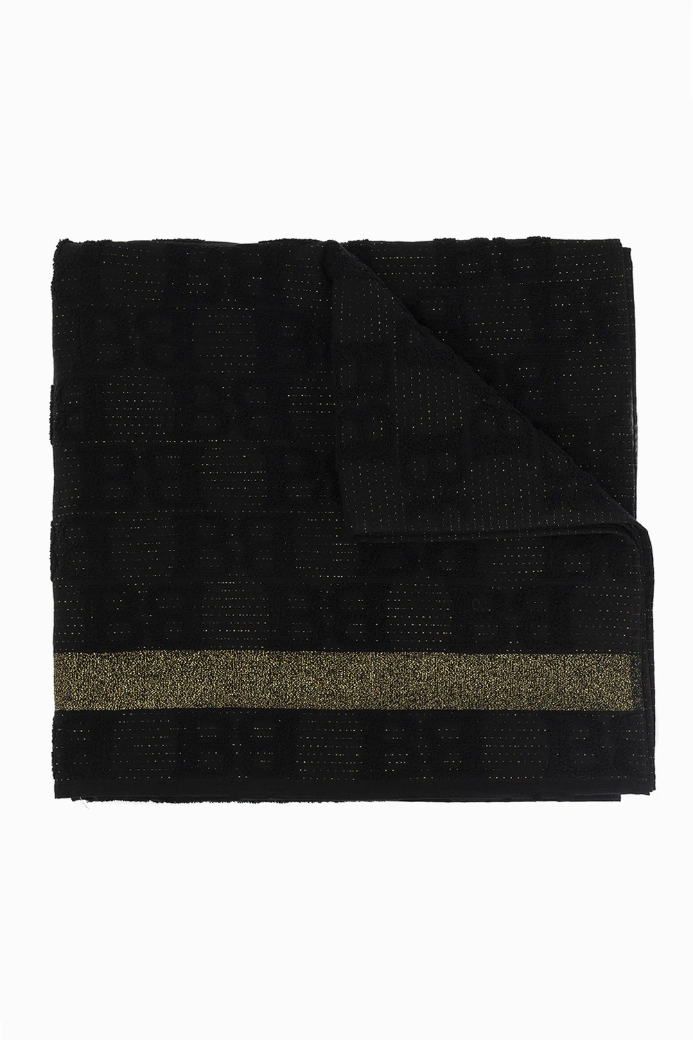 BLACK Towel with logo