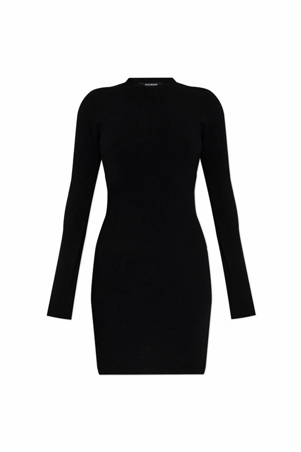 SCHWARZ Kurzes, figurbetontes Kleid