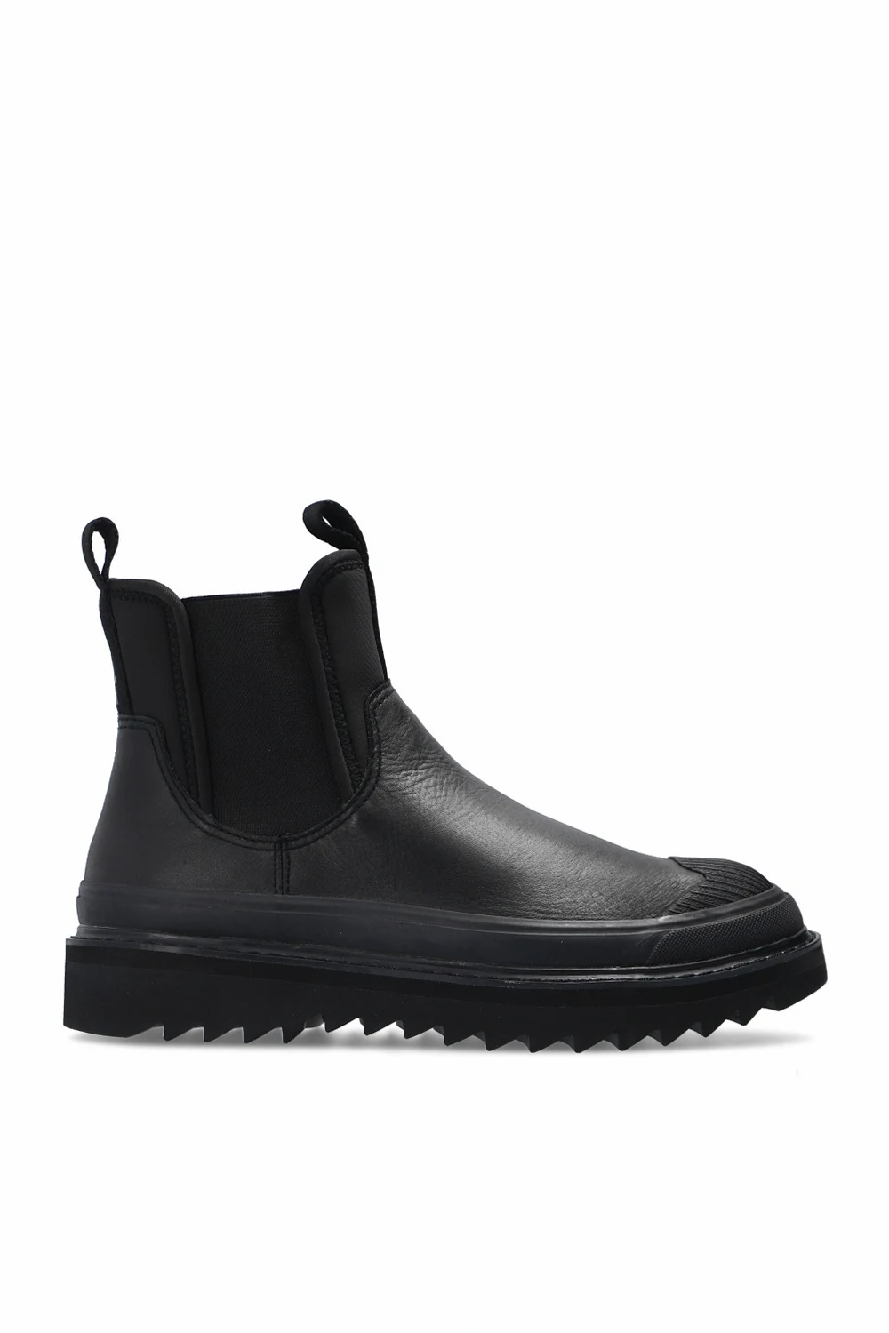 Leather ankle boots