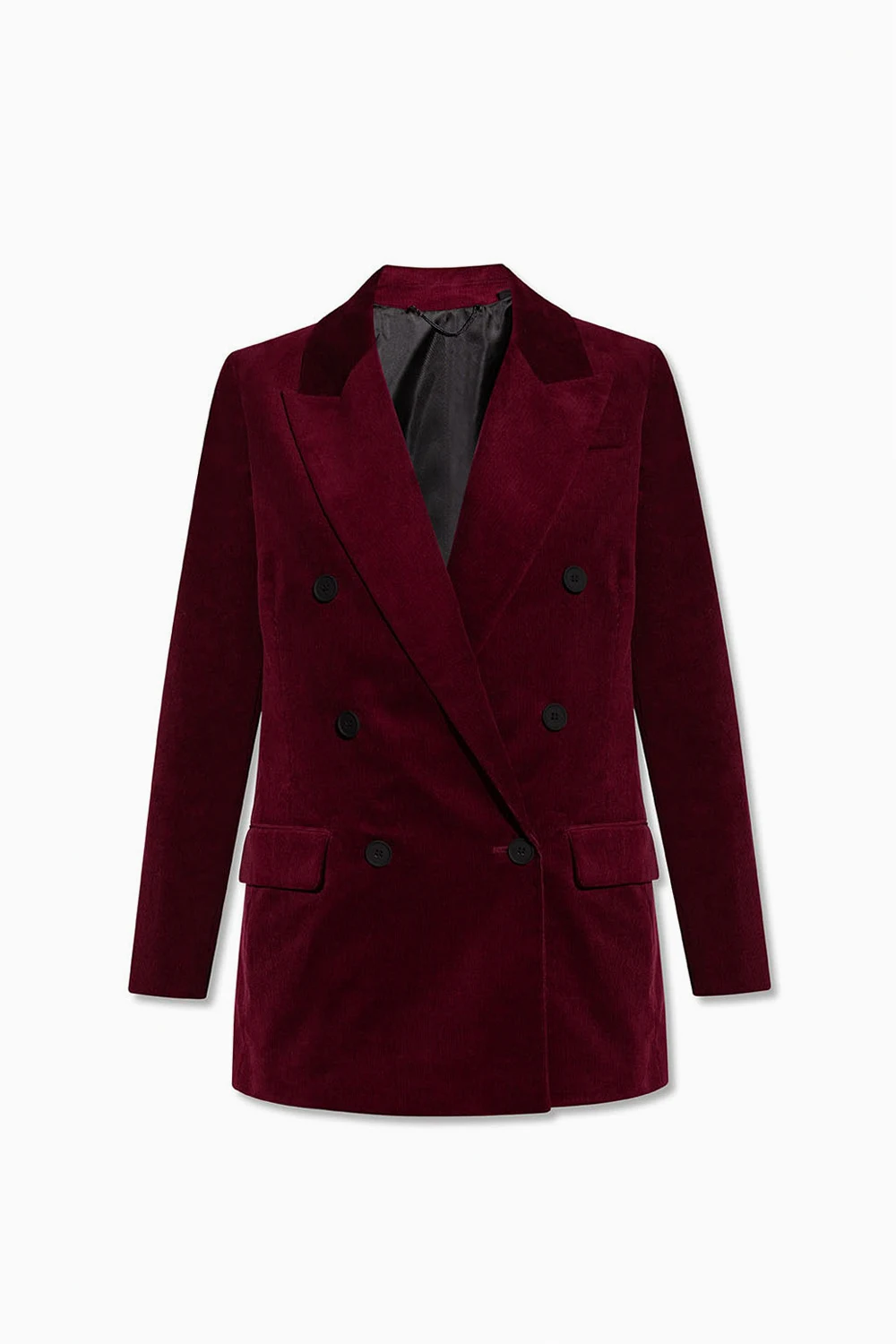 BURGUNDY ‘Adlai’ corduroy blazer