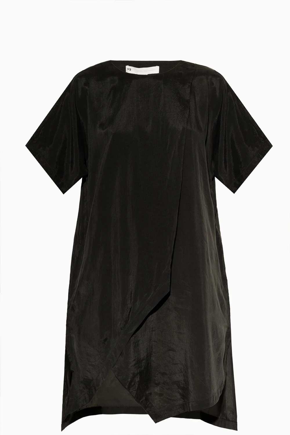 BLACK Long T-shirt with pockets