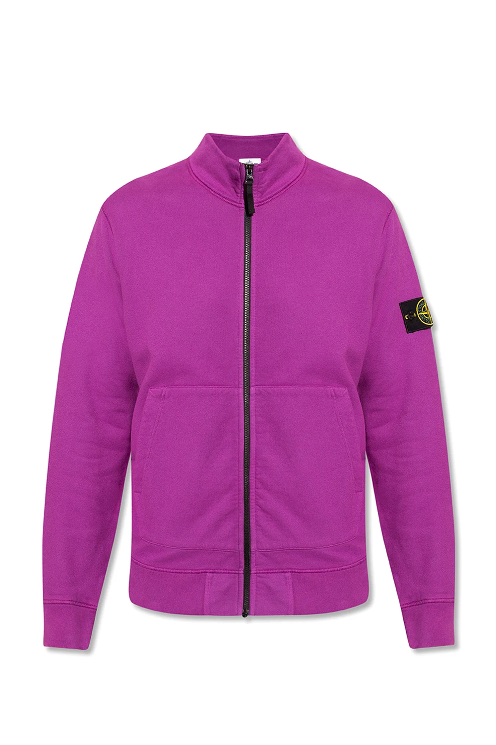 Sweatshirt with high neck