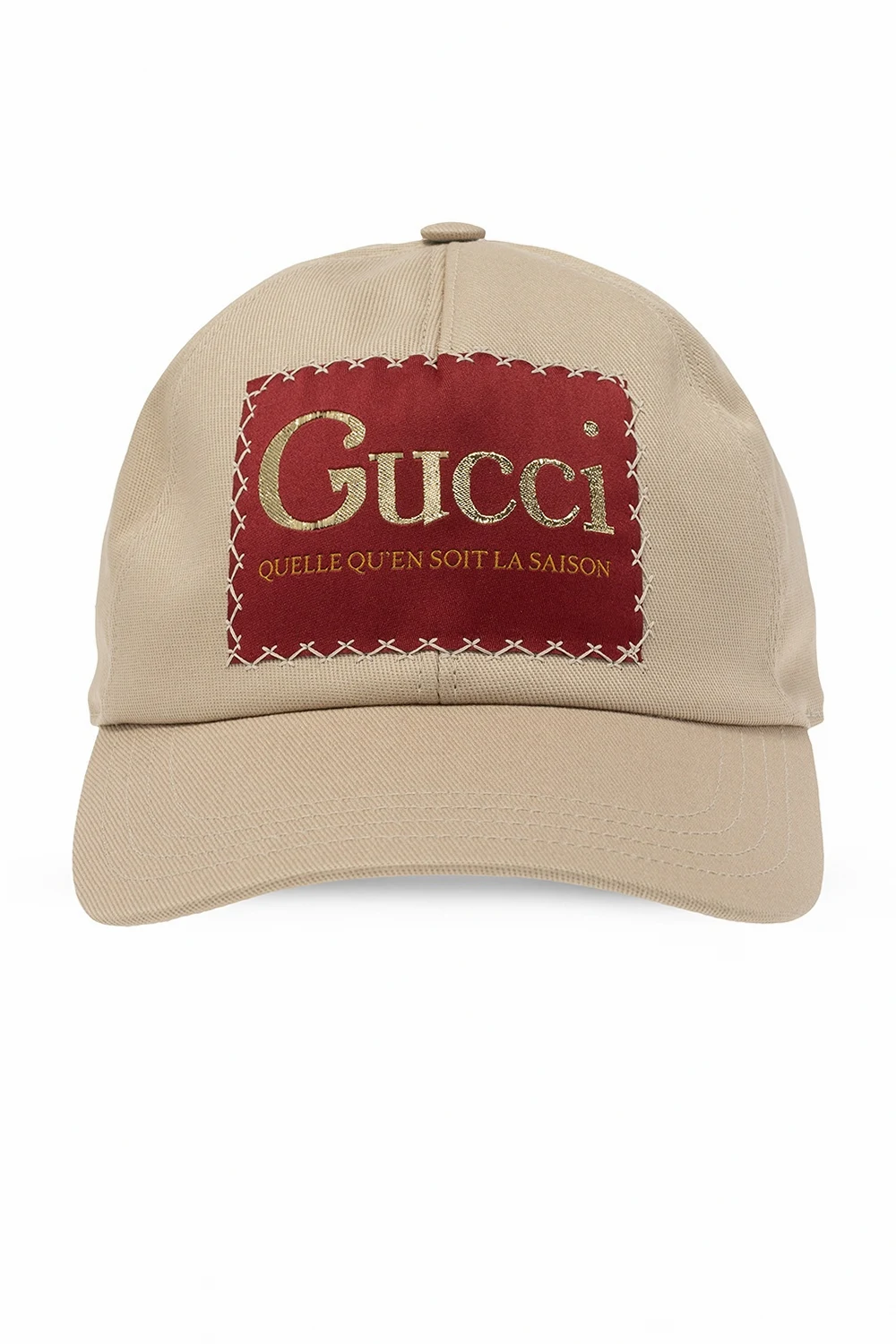 beige Logo baseball cap