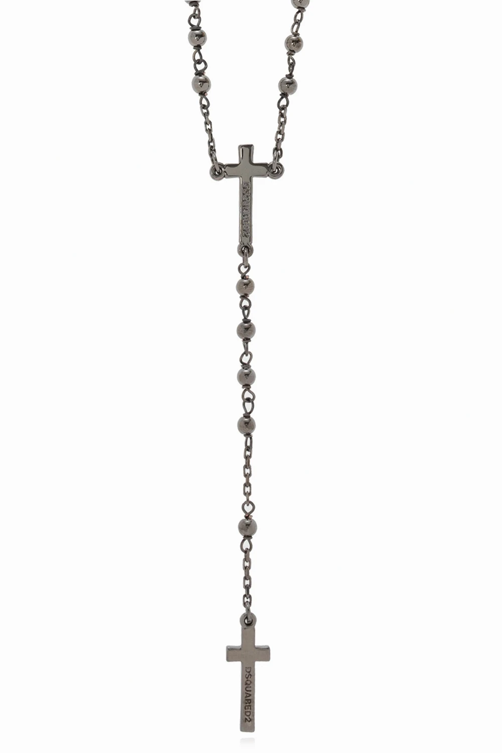 SILVER Rosary necklace