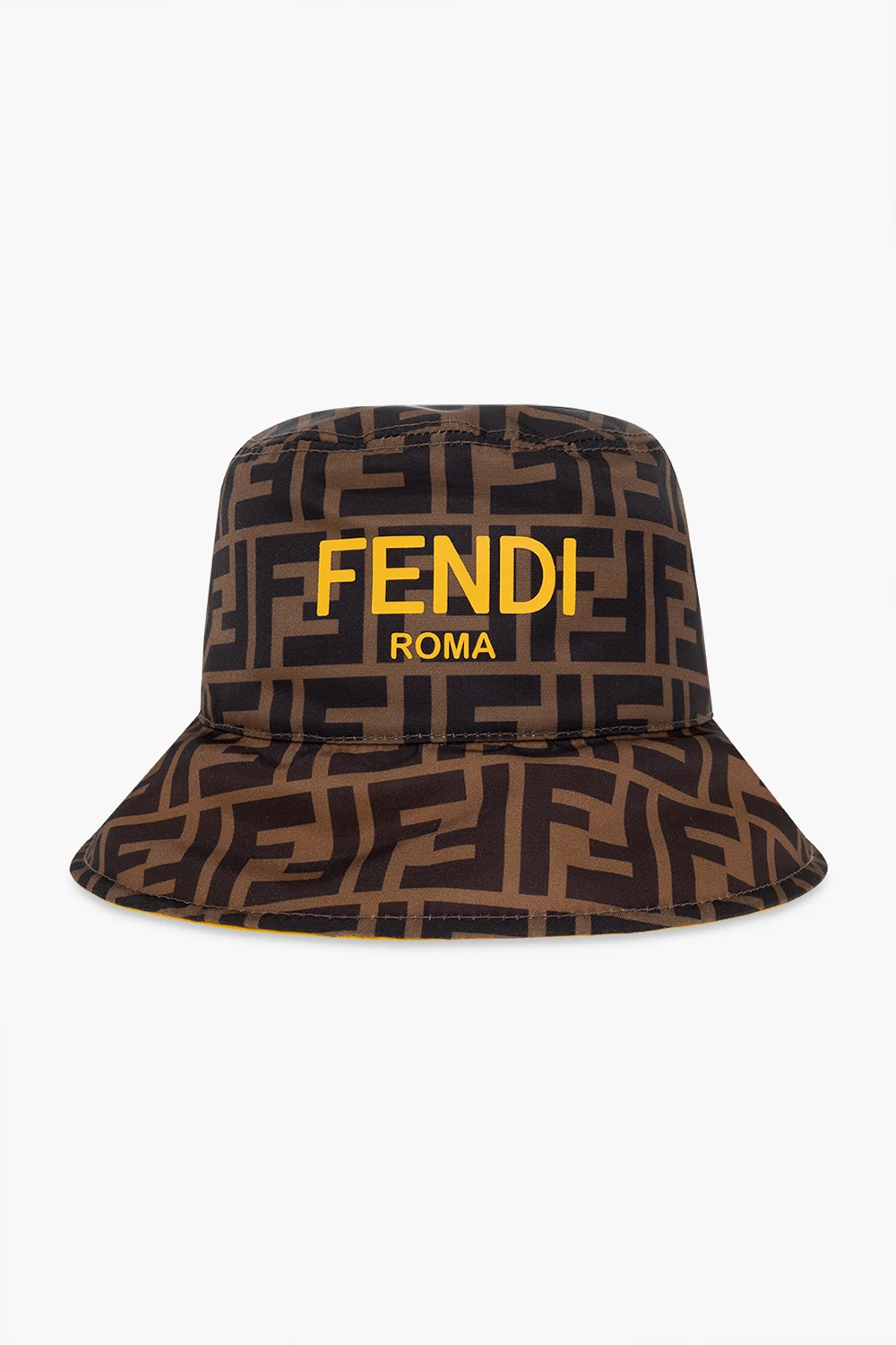 BROWN Reversible bucket hat