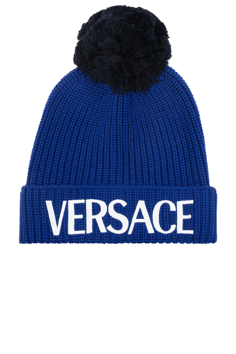 BLUE Pom-pom hat