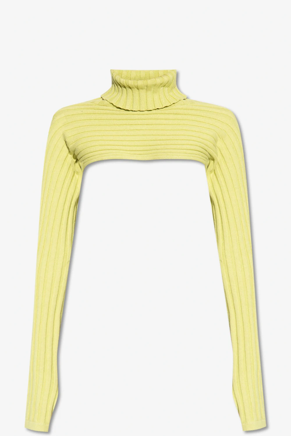 GREEN ‘Nynne’ cropped turtleneck sweater