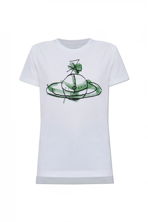BIAŁY  T-shirt z logo