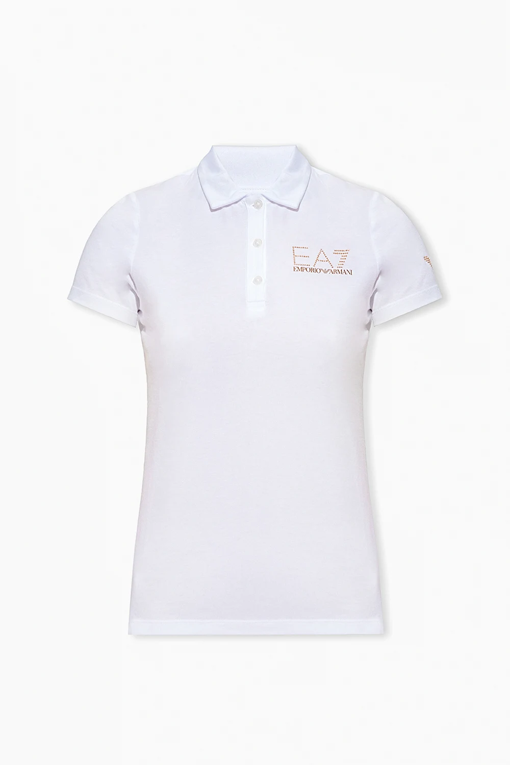 WHITE Polo shirt with logo