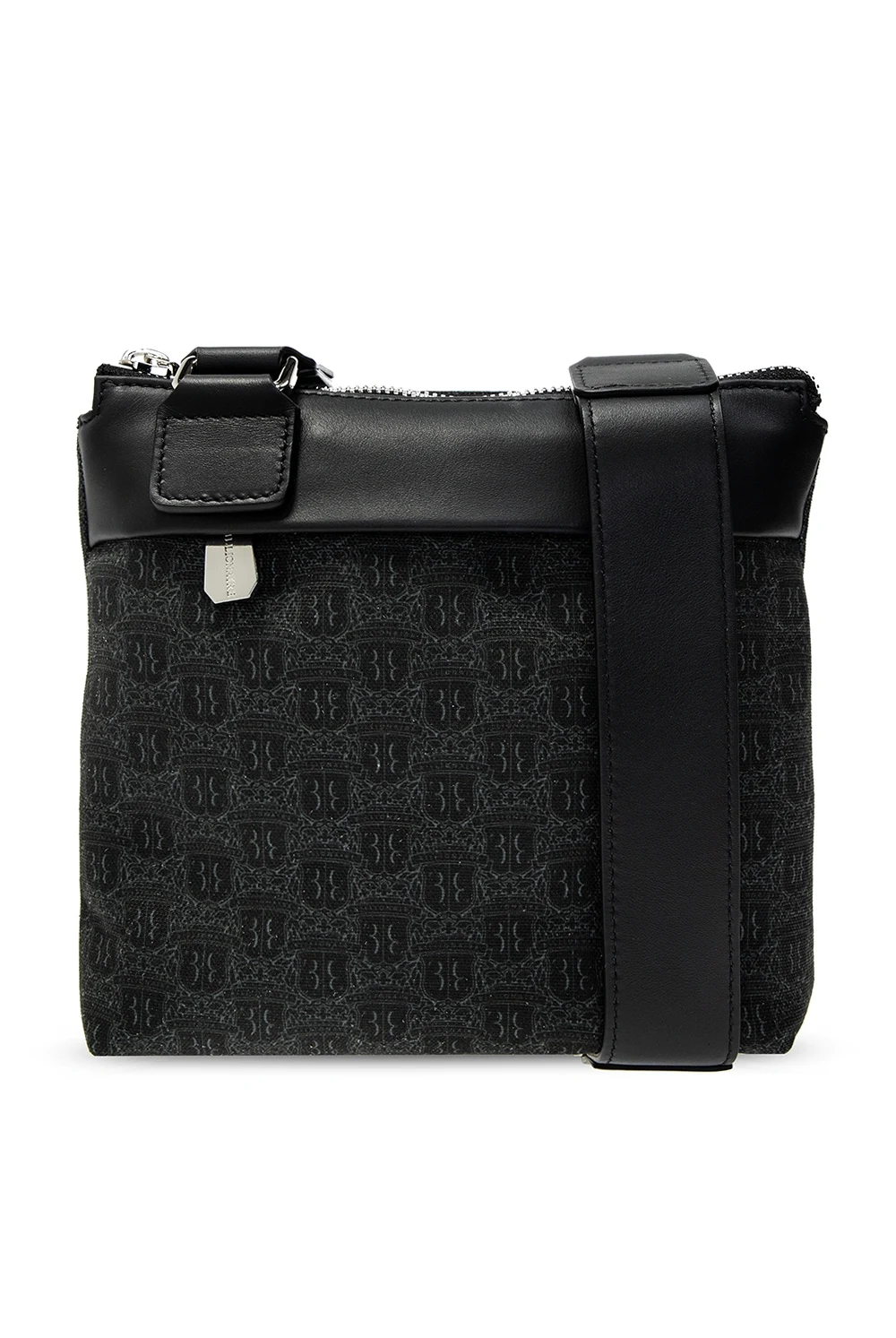 BLACK Branded shoulder bag