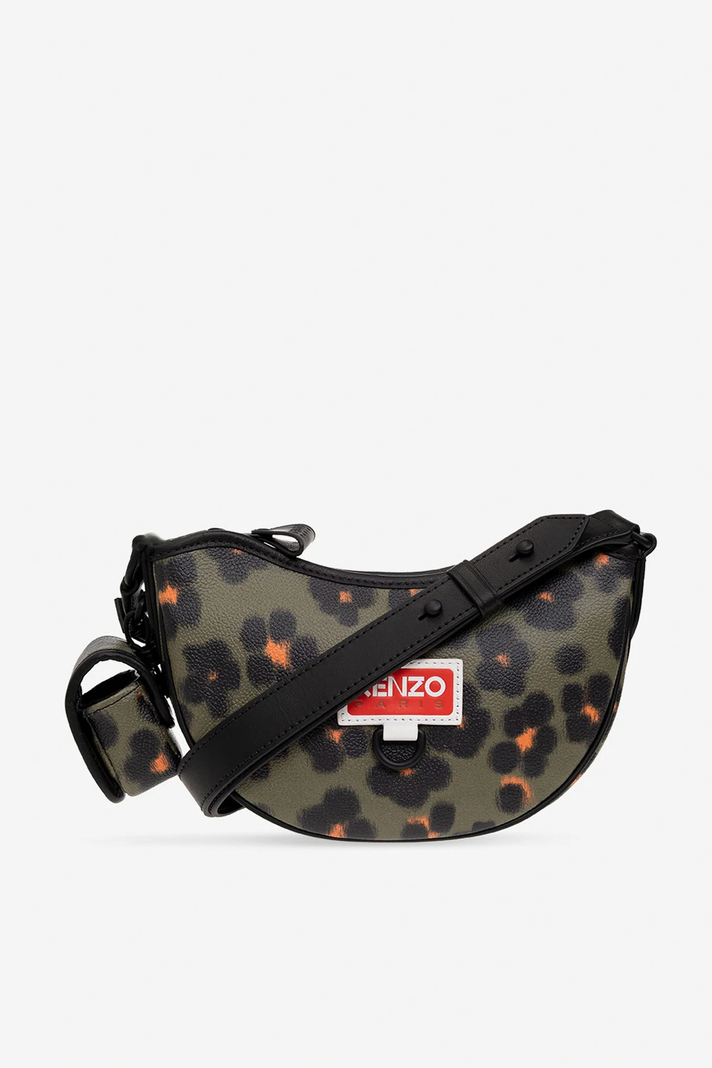 Shoulder bag with floral motif