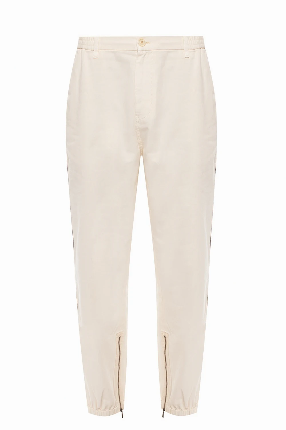 Trousers with logo