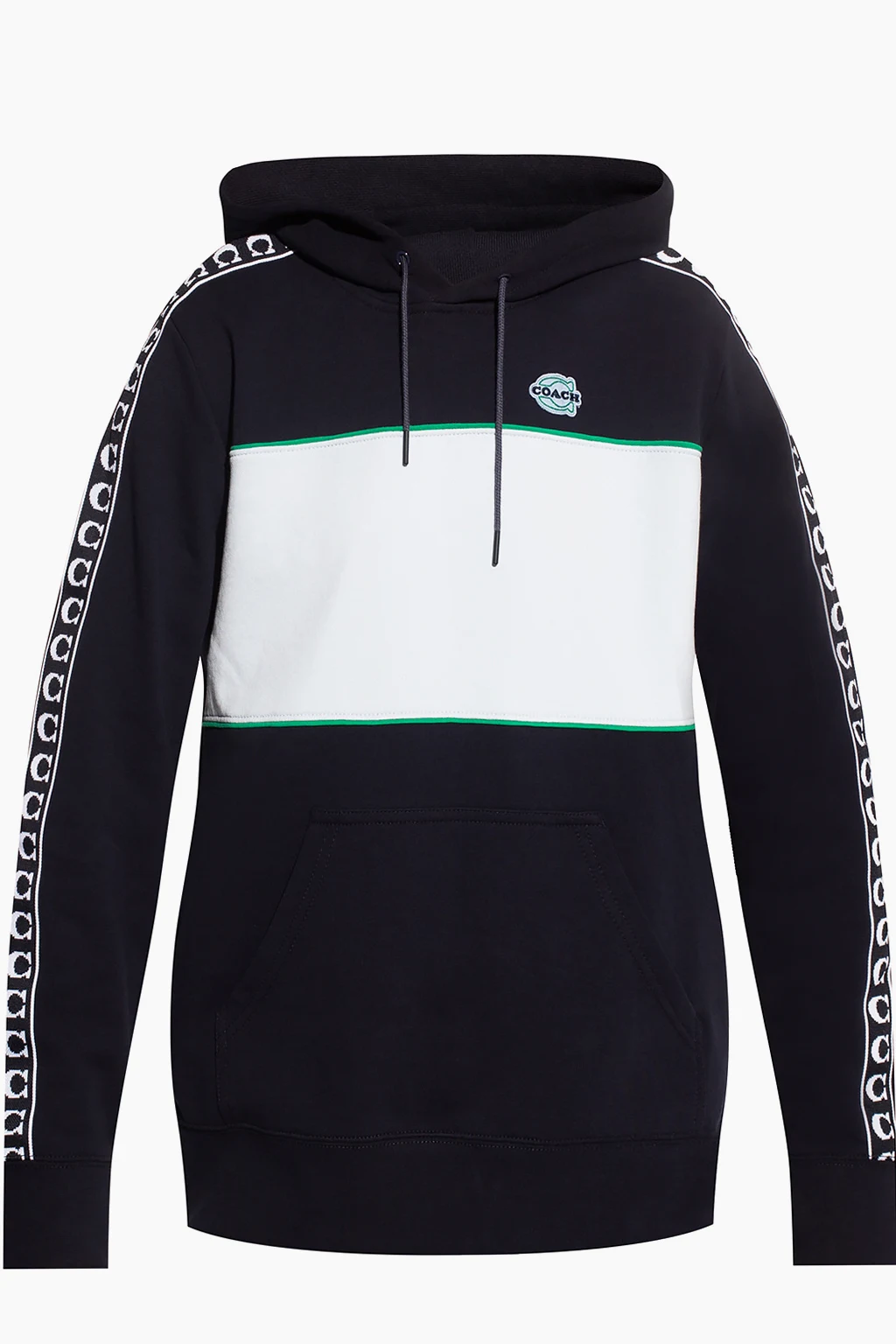 Logo-embroidered hoodie