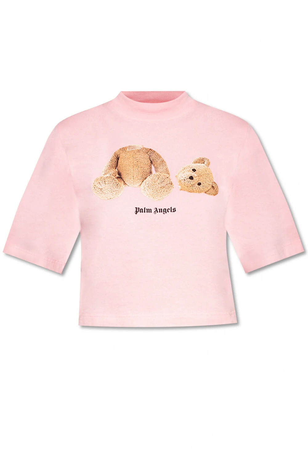 Cropped T-shirt with logo