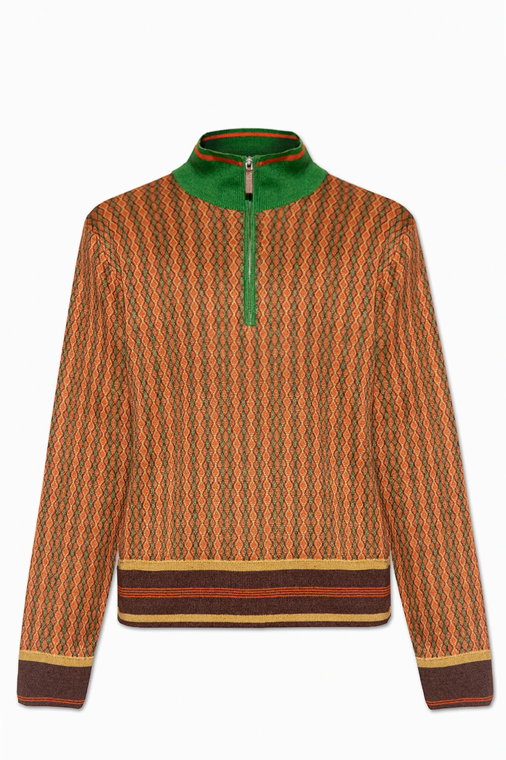 BROWN ‘Orchestre’ sweater with high neck