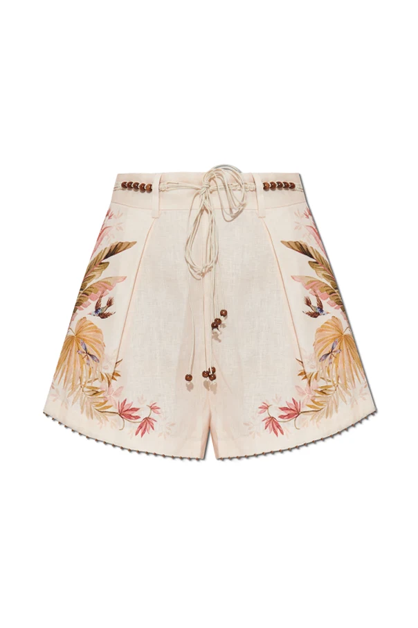 ROSA Shorts mit Blumenmuster