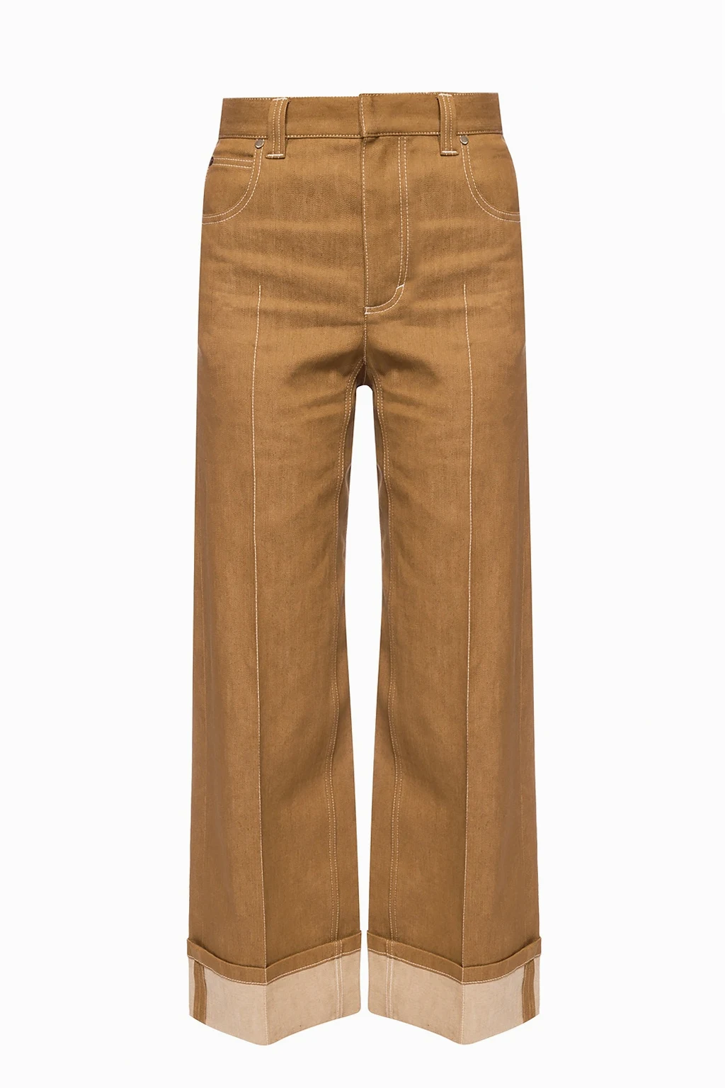 Wide-legged jeans