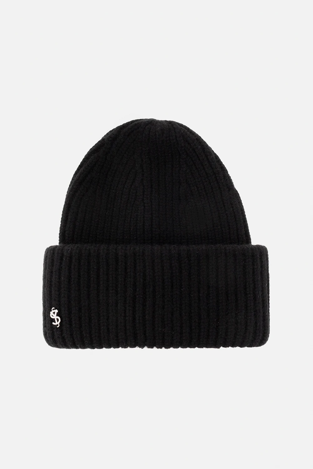 Wool beanie with logo