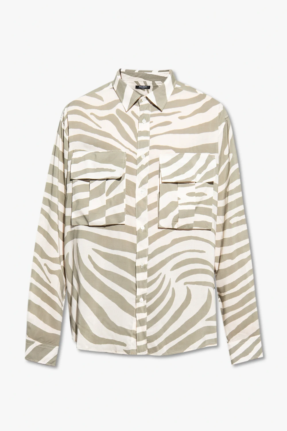 cream Shirt with pockets