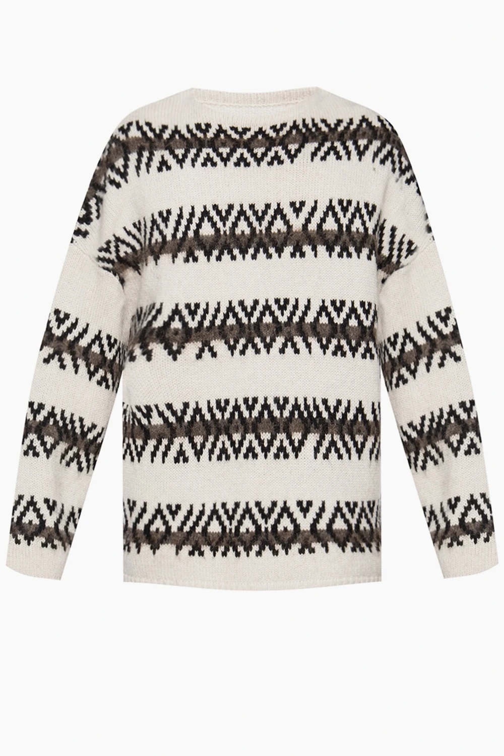 beige ‘Orvik’ patterned sweater