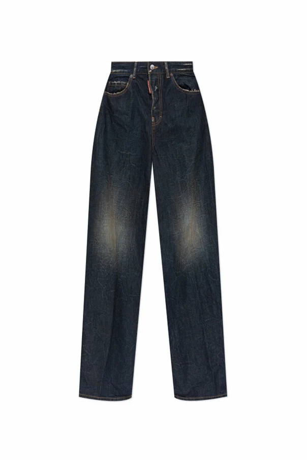 GRANATOWY Jeansy `Traveller`
